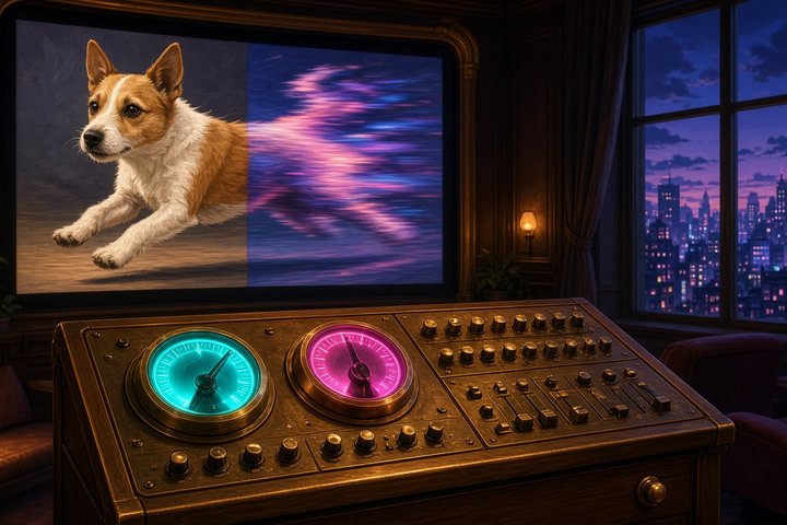 ComfyUI-Dials: 14 KB Motion and Mood Sliders for H3