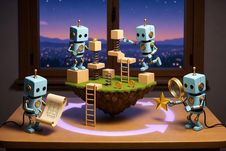 Recursive Game Creator: HKU's Open Harness Playtests Its Own Games