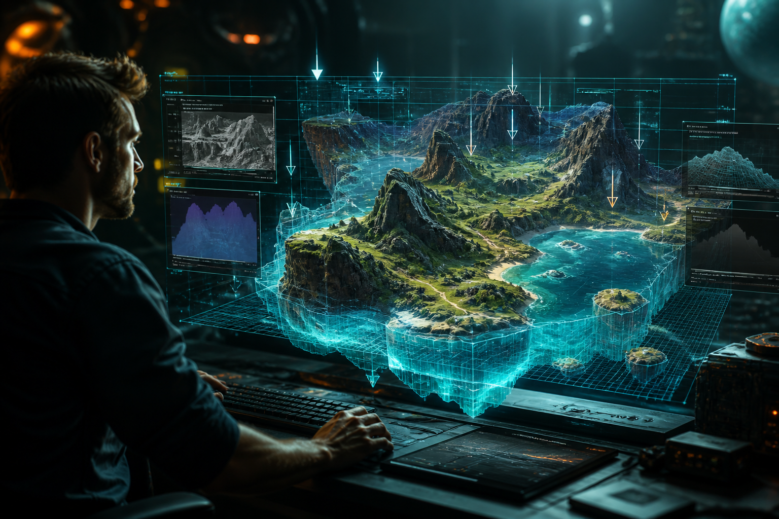 Puffin-World: Native 3D World States