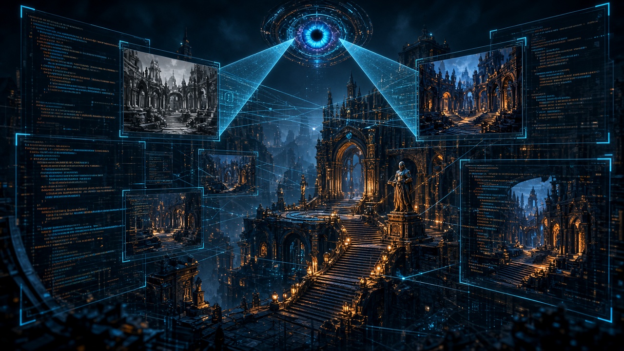 RCWM: Recursive Code Builds Complex Worlds